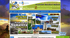 Desktop Screenshot of enjoyholidaymedan.com
